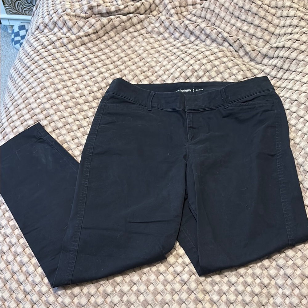 Old Navy Black Straight Leg Pants